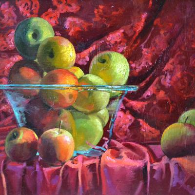 Fruit in glas ii rood en groen